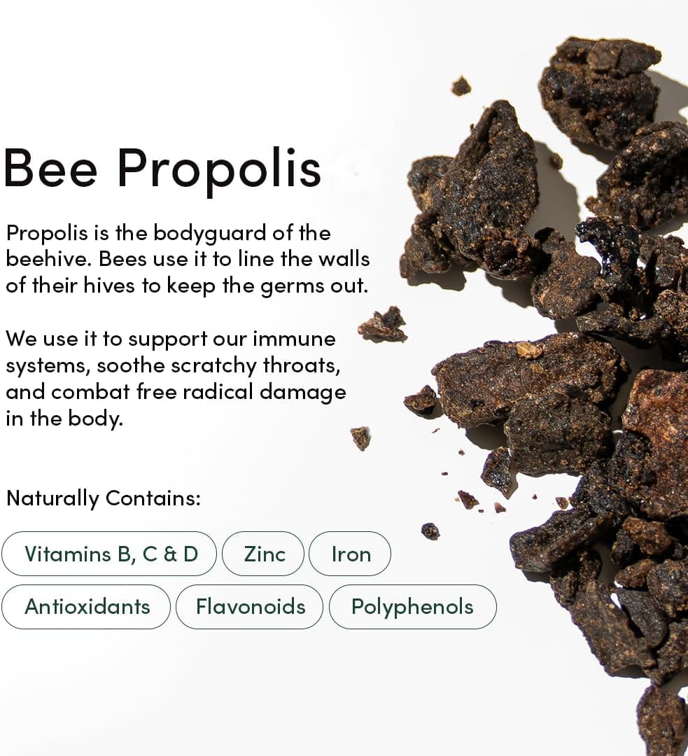 Beekeeper's Naturals sucette miel-sureau, douceur naturelle et goût agréable.