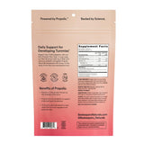 Beekeeper's Naturals sucette cerise close-up, douceur naturelle et plaisir quotidien.