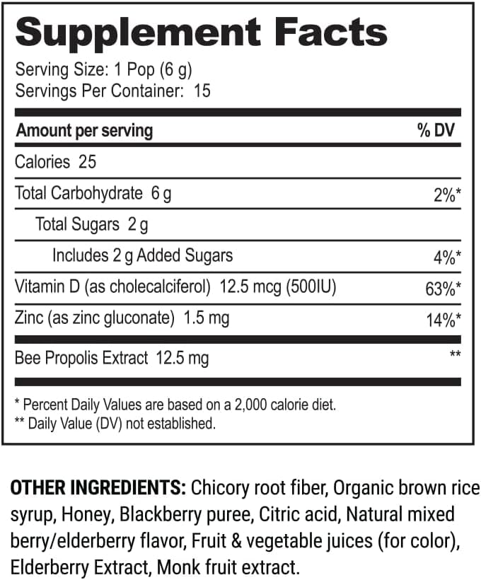 Beekeeper's Naturals sucette usage quotidien pour enfant, snack santé.