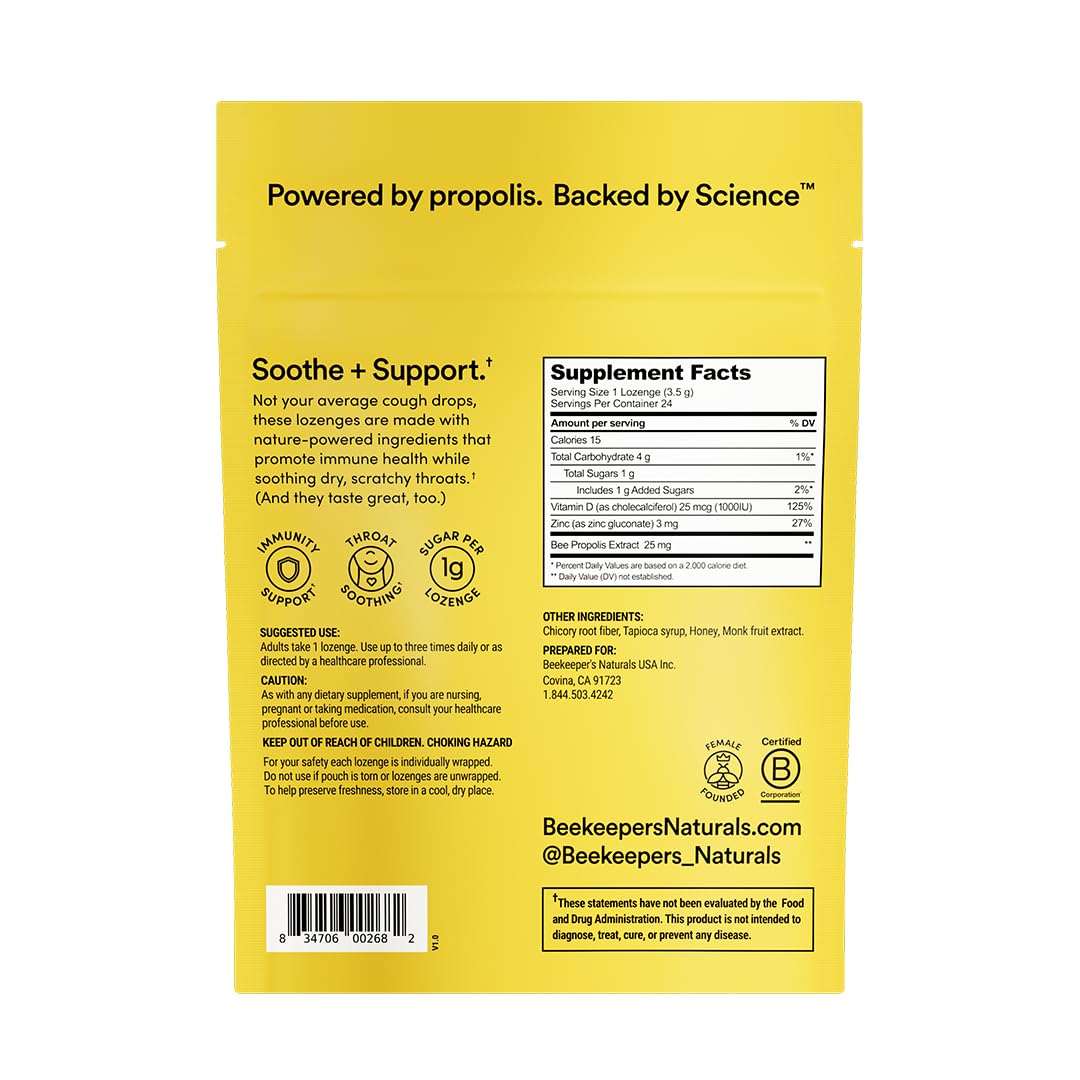 Beekeeper's Naturals texture miel douce pour se faire plaisir.