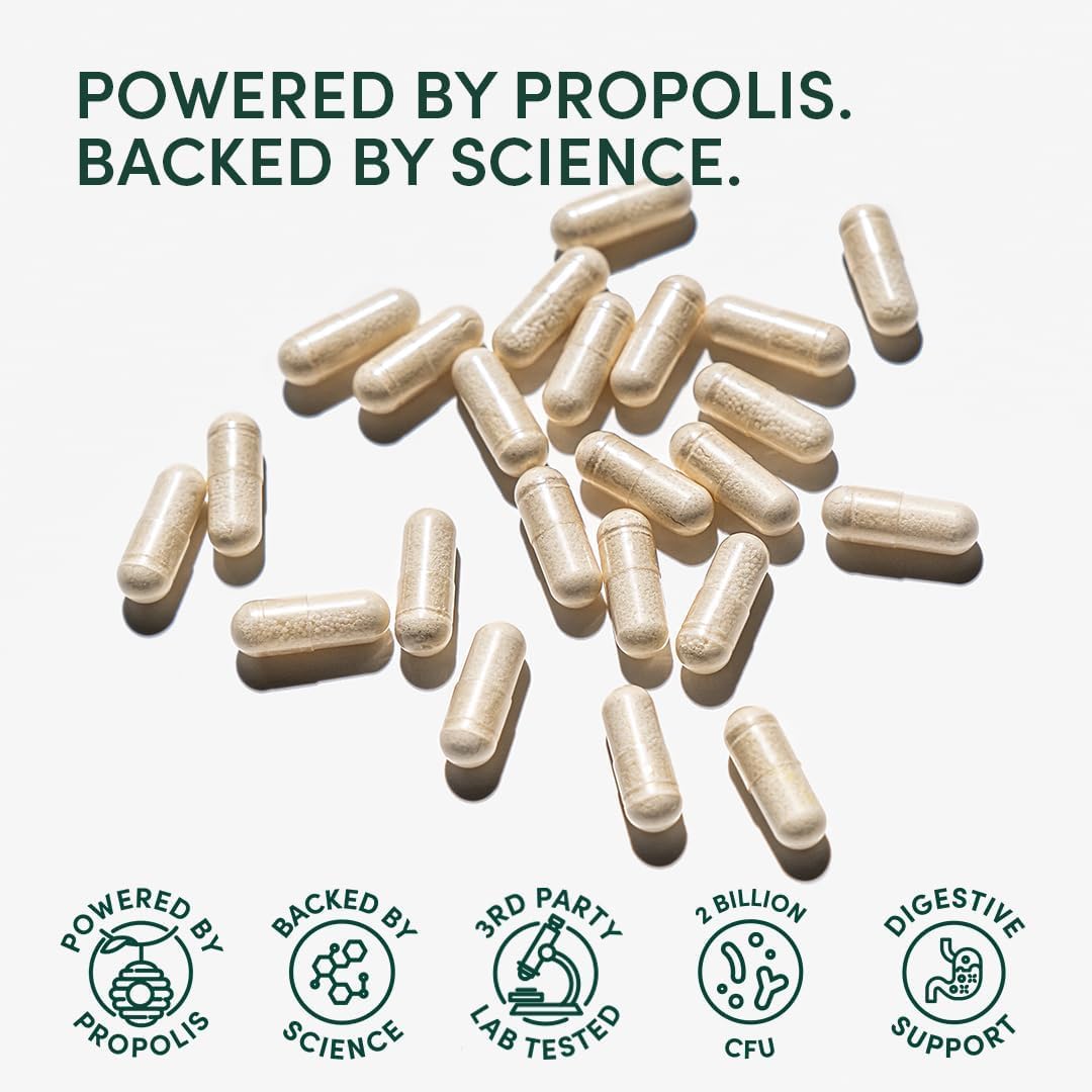 Beekeeper's Naturals Megadou, probiotiques à spores, capsules faciles à prendre