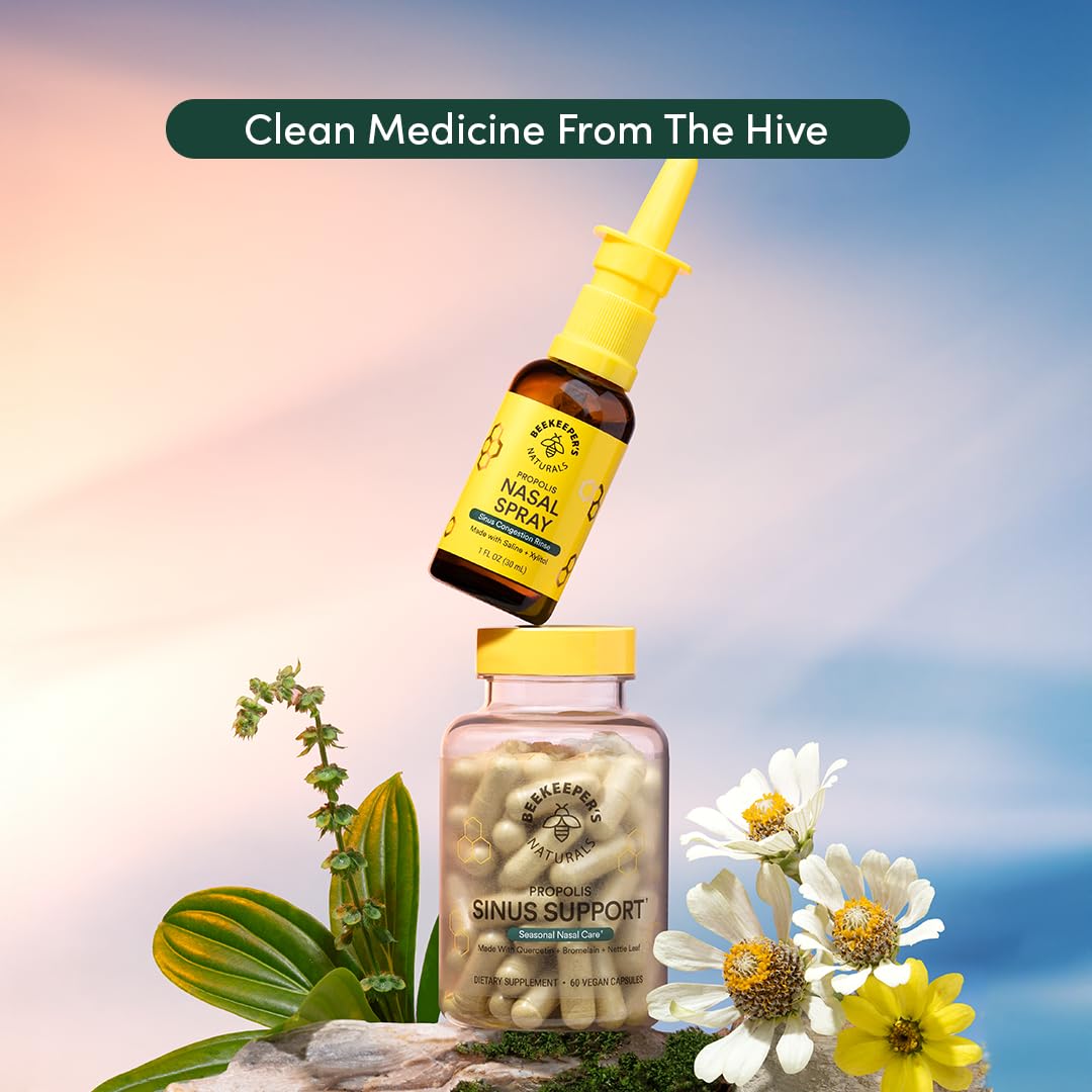 Utilisation Beekeeper's Naturals Nasal Spray facile pour adultes.