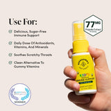 Ingrédients simples Beekeeper's Naturals Propolis Enfants, propolis de qualité et miel de sarrasin.