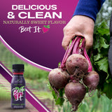 BEET IT Circulation: ingrédients bio sans additifs ni conservateurs.