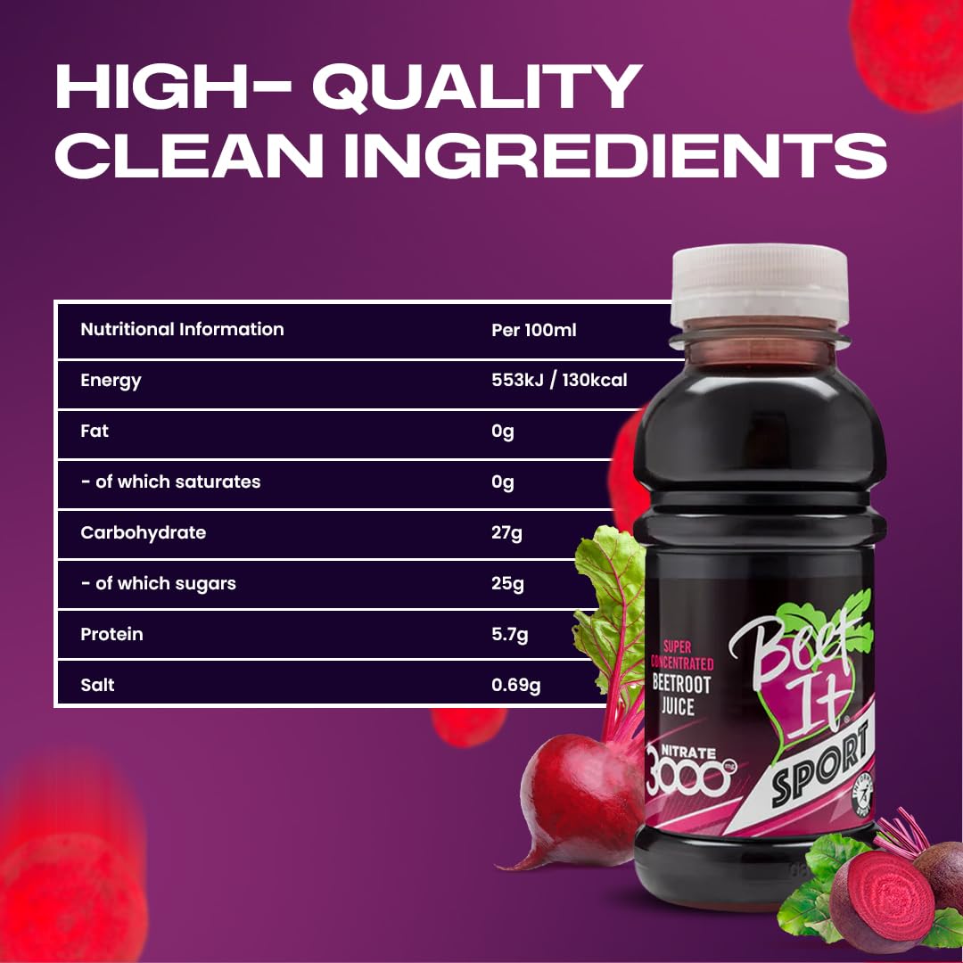 BEET IT versement jus betterave, pratique pour mélange rapide