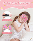 Utilisation en voyage BeeVines masque soie enfant pour dormir en déplacement