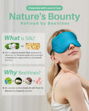 BeeVines masque soie mulberry – usage détente et méditation