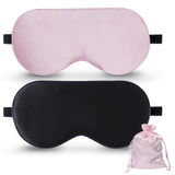 BeeVines masque soie mûrier pack2 bloque la lumière pour dormir paisiblement