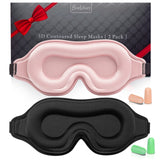 BeeVines masque sommeil 3D contour – espace autour des yeux pour extensions de cils sans pression.
