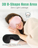 BeeVines masque sommeil sangle reglable – s'adapte à toutes les têtes sans glisser.