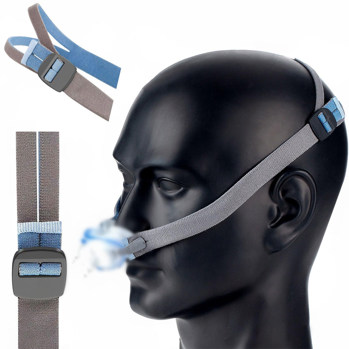 Befiy lanière harnais Airfit P10/N30, confort léger et ajustement rapide.