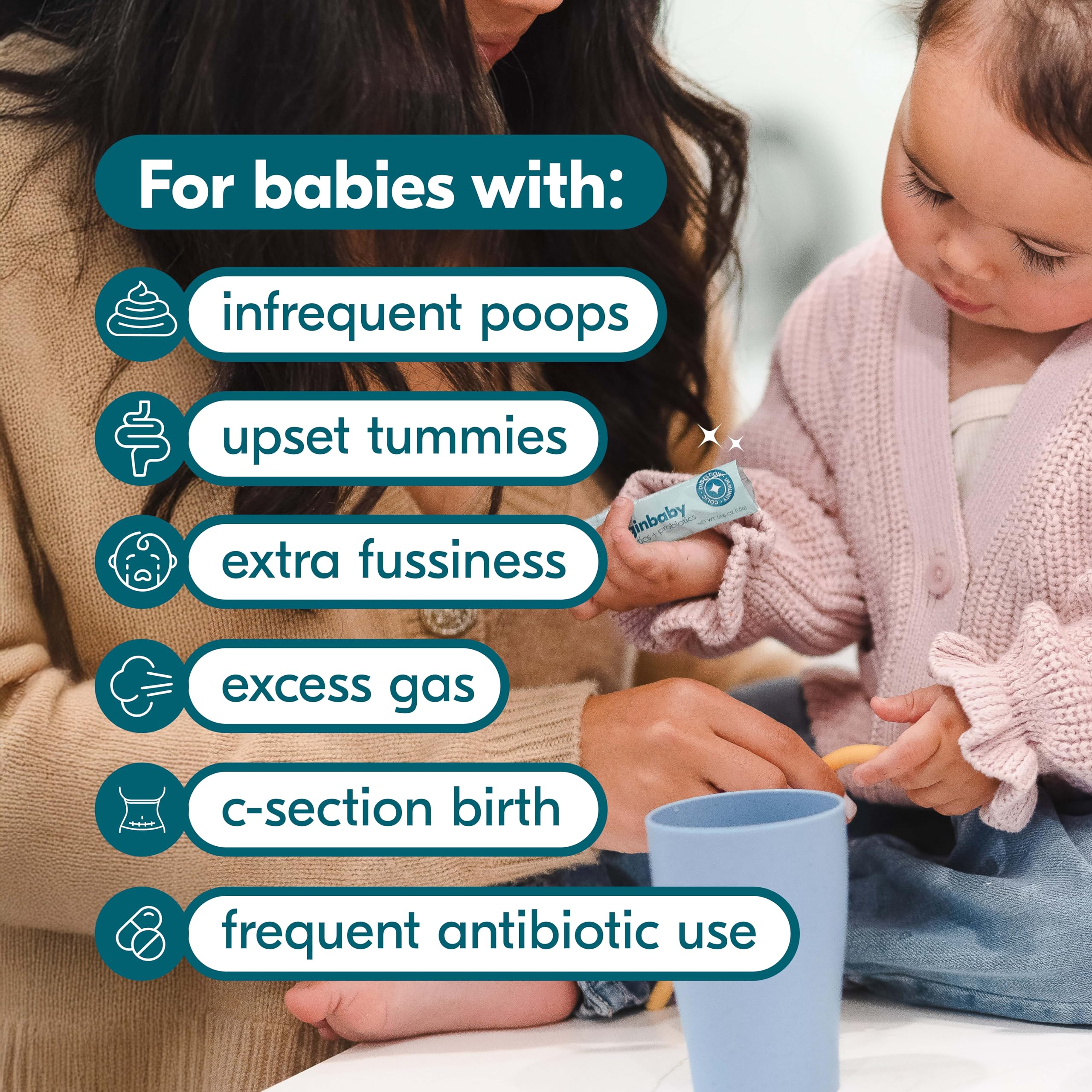 Begin Health BeginBaby emballage refermable et pratique.