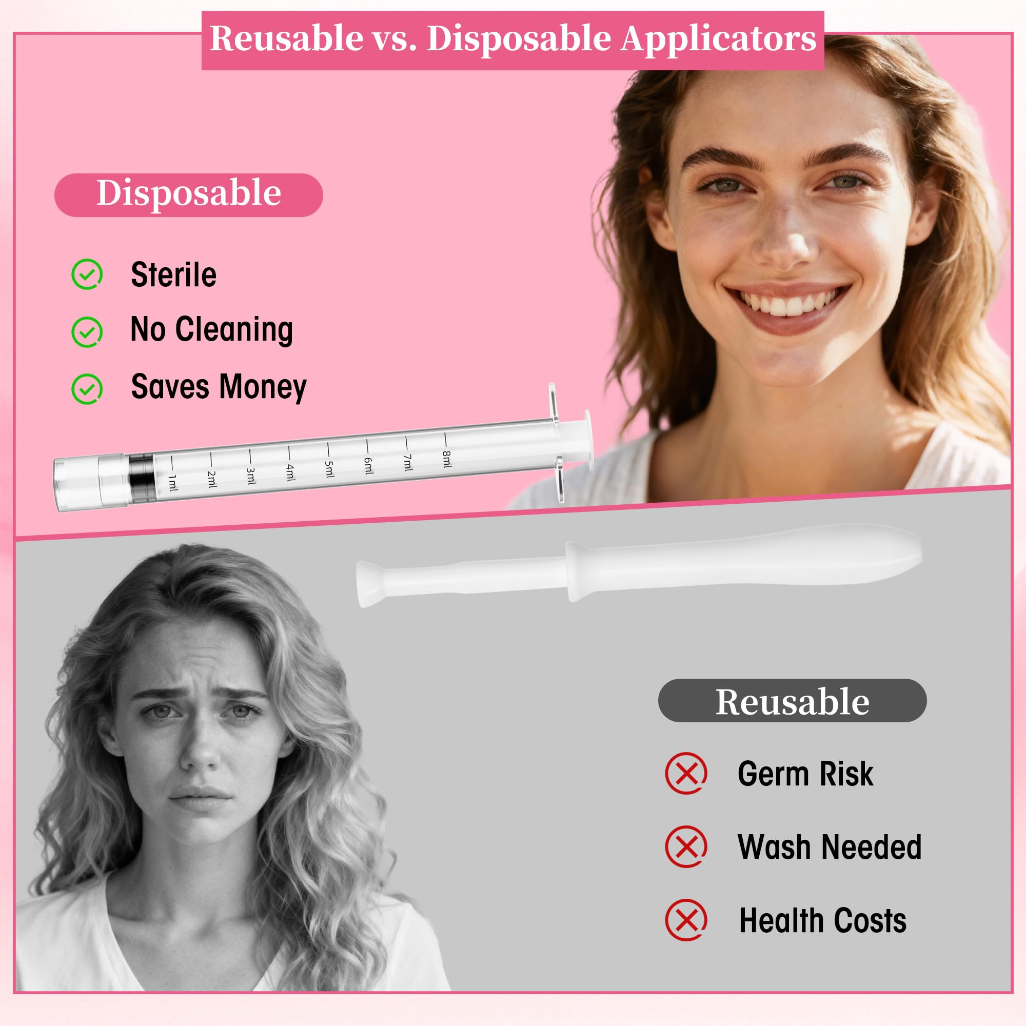 BeHerk applicateur 8ml, compatible avec la plupart des crèmes et gels.