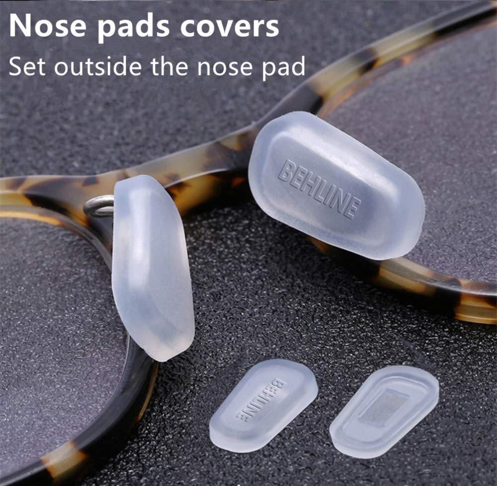 Capuchons nasaux BEHLINE en silicone pour stabiliser les lunettes
