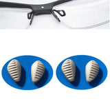 BEHLINE coussins nez silicone doux pour lunettes, confort immédiat sans pression sur le nez
