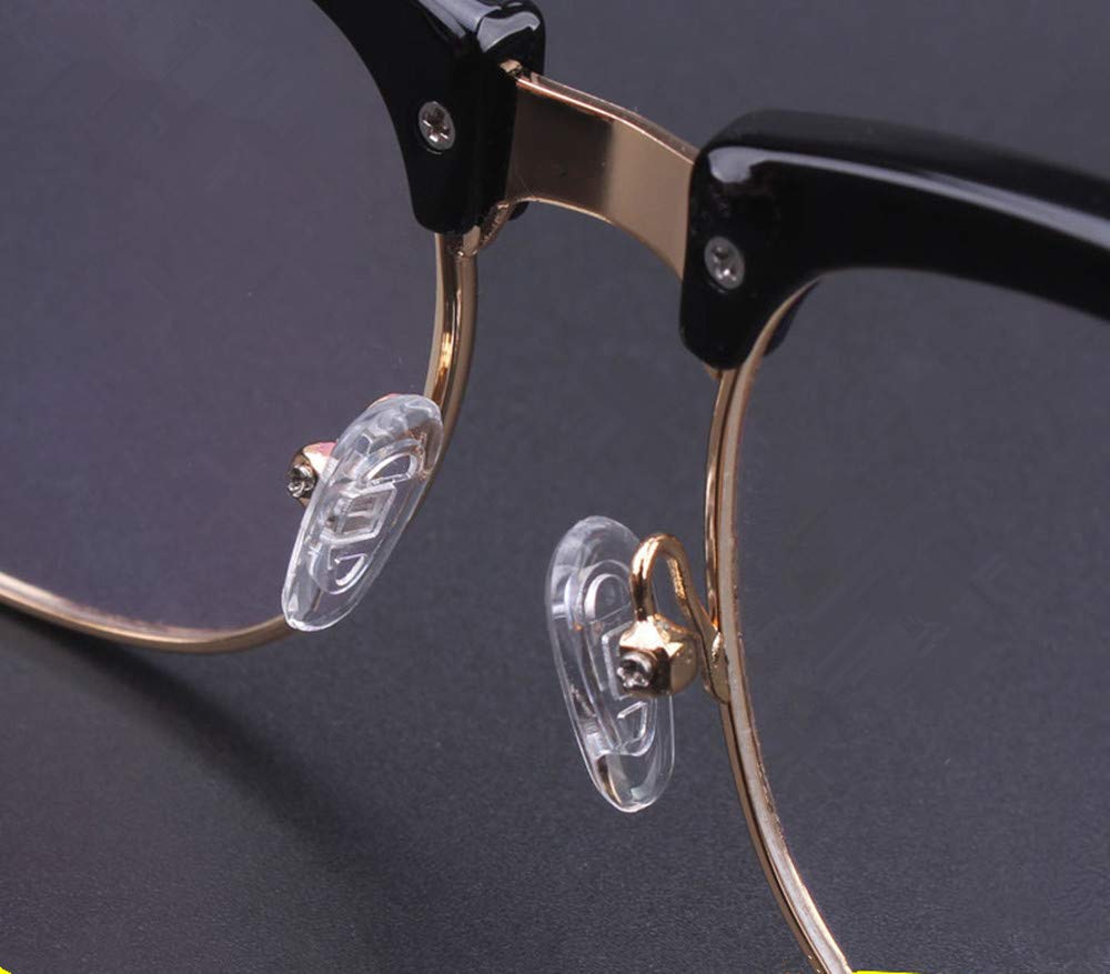 BEHLINE coussins nez silicone transparents, anti-glisse pour un maintien.
