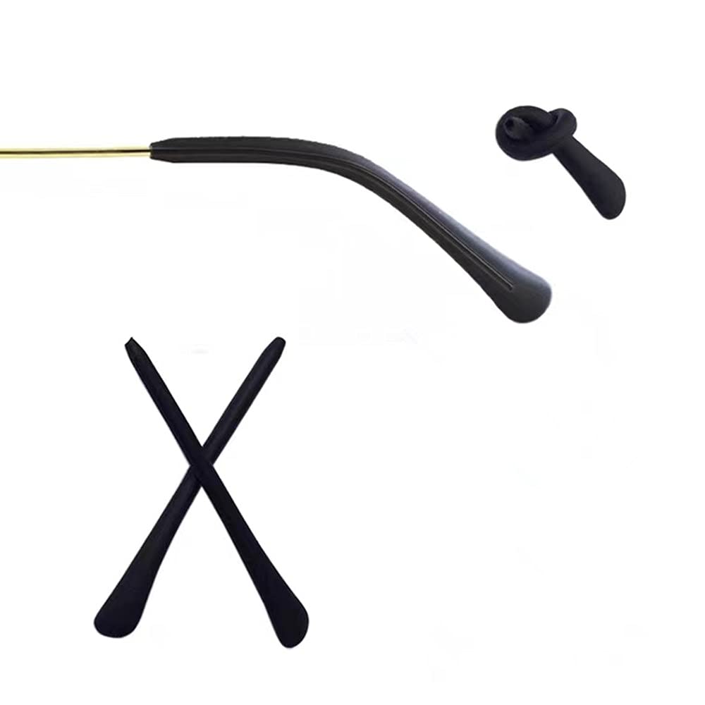 BEHLINE embouts-branche-silicone-noir : confort anti-glisse au quotidien.