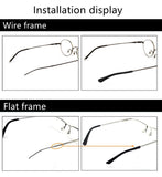 BEHLINE embouts pour lunettes fines – silhouette discrète et pratique