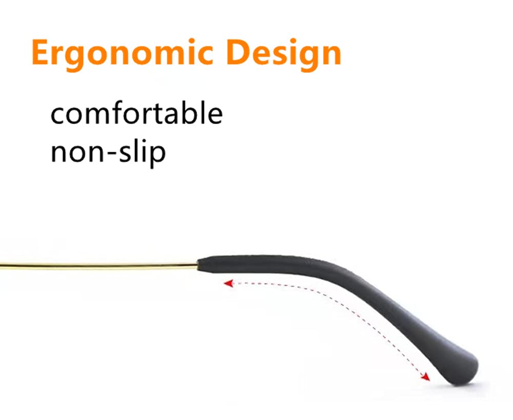 BEHLINE embouts-temples silicone doux contact oreille pour lunettes.