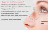 BEHLINE pads nez remplacement pour montures, rallongez la vie de vos lunettes.