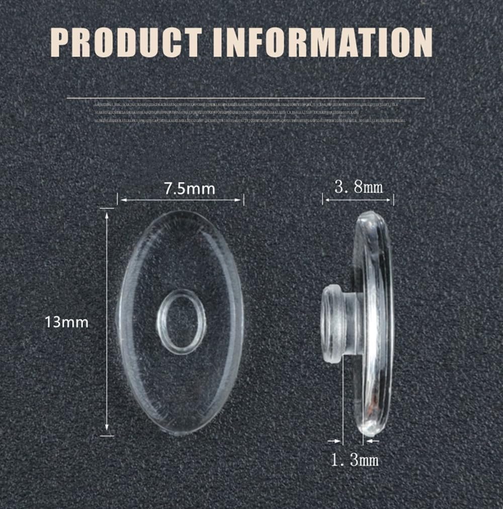BEHLINE coussinets nasaux silicone 13mm, confort durable et anti-glissement.