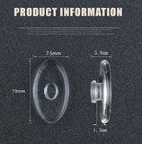BEHLINE coussinets nasaux silicone 13mm, confort durable et anti-glissement.