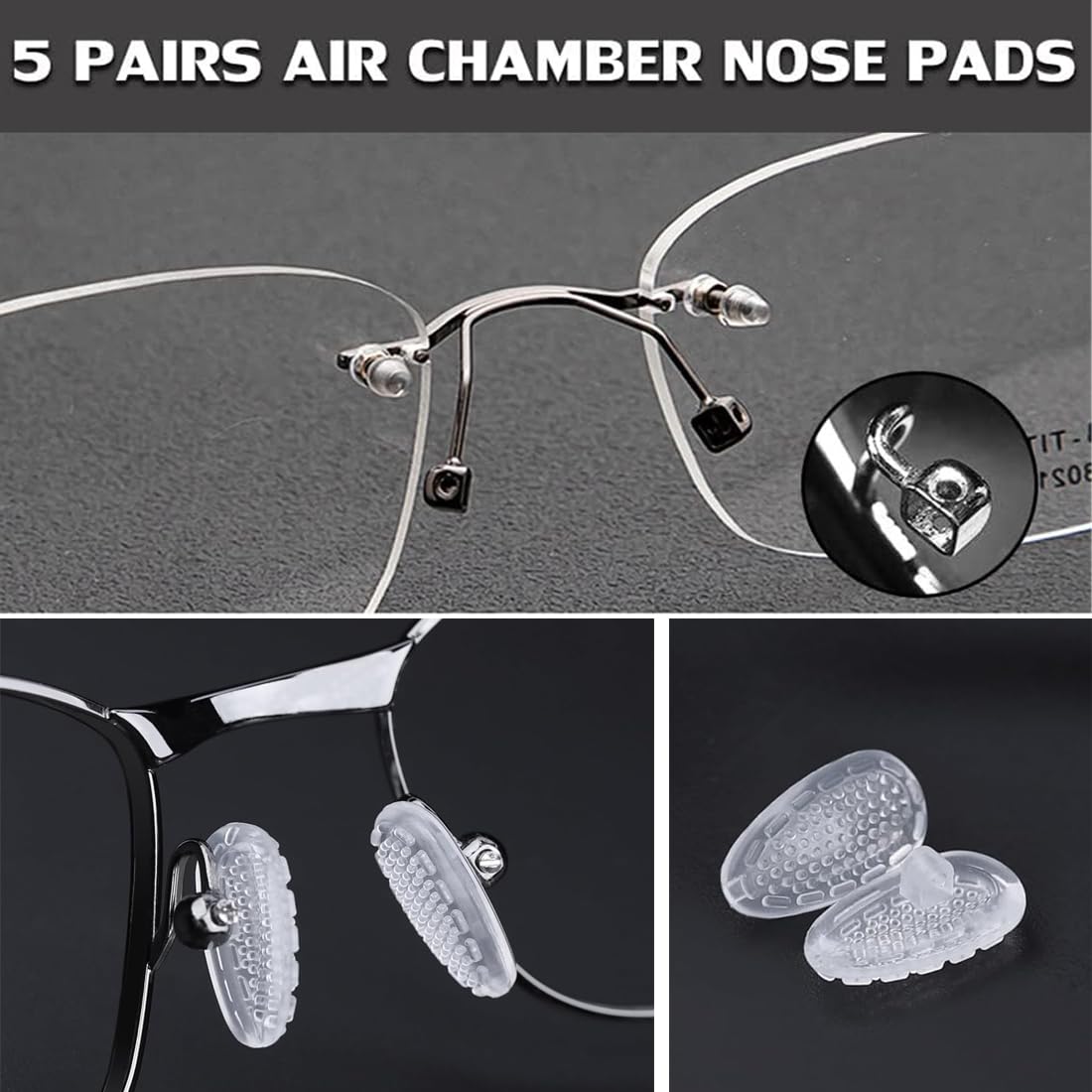 BEHLINE paquet complet coussinet nasal 5 paires + outils: réparations pratiques.