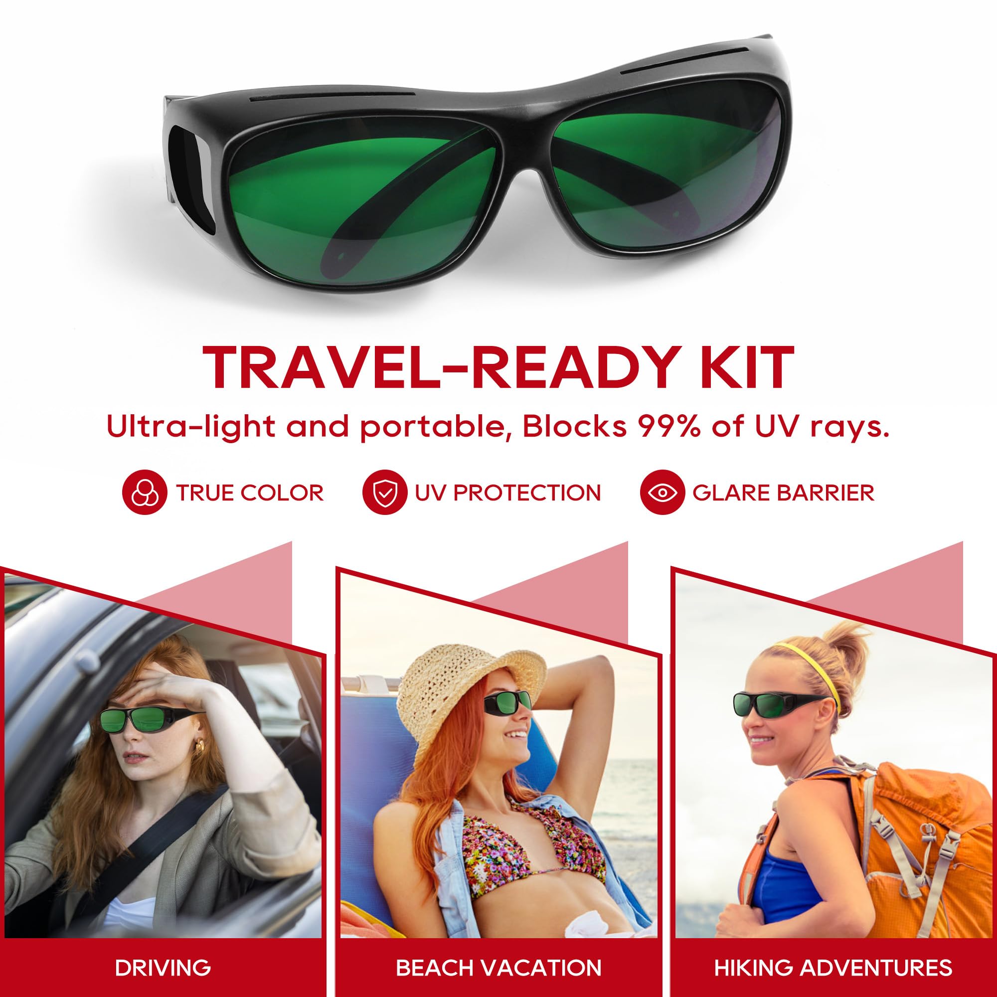 BEICHEN Lunettes usage maison et spa, protection longue durée.
