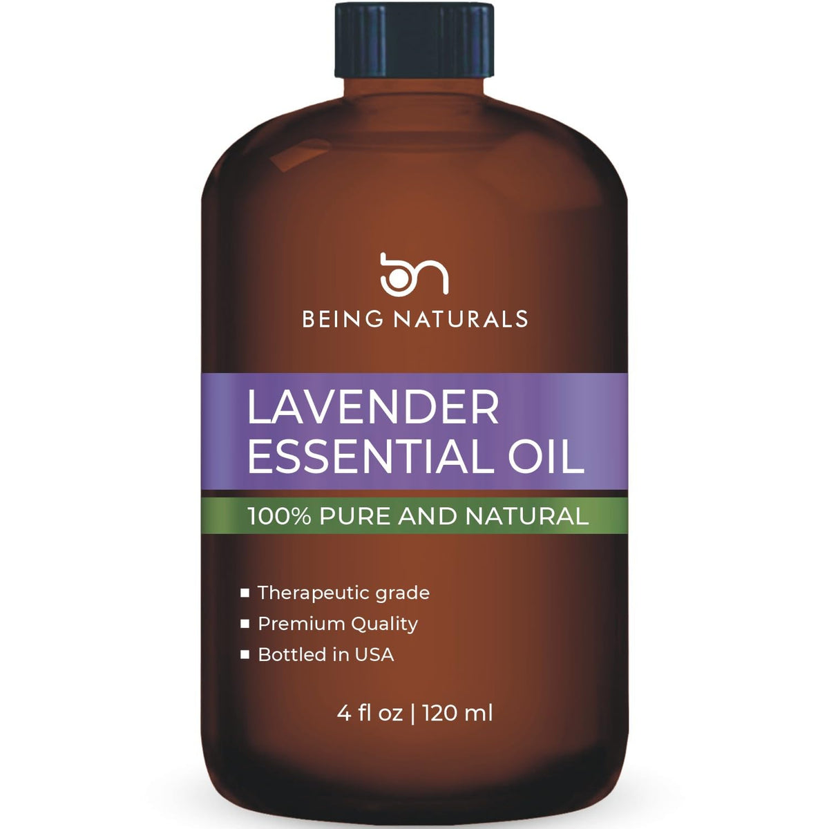 Being Naturals Lavande — bouteille en verre avec pipette pour dosage précis