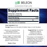 Beleon Poudre L-Leucine — ajout dans shake pour soutien à la masse maigre et à l’énergie.