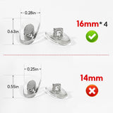 BELIEFLUO pack 4 paires d’embouts nez silicone 16mm