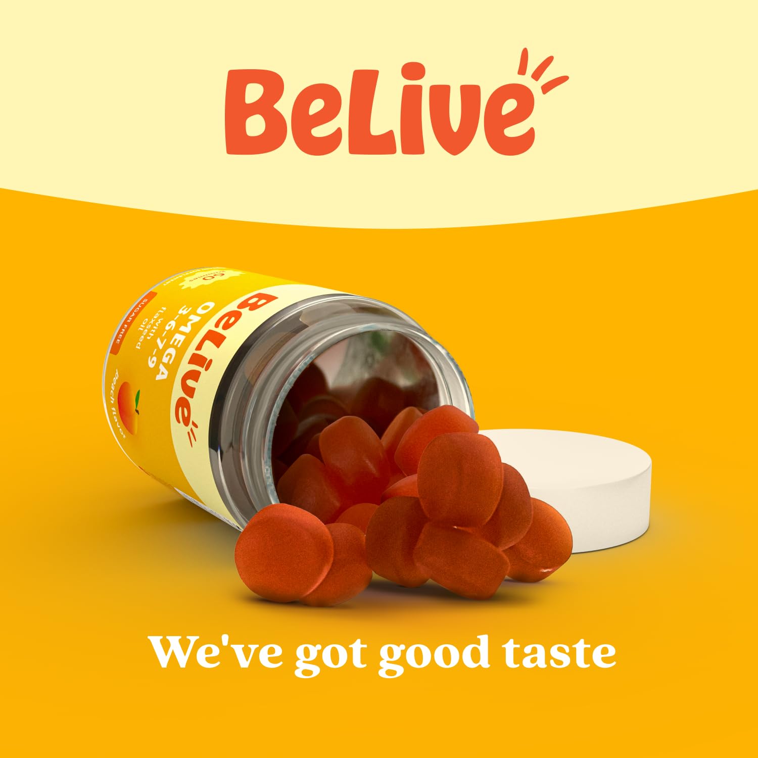 BeLive Gommes Omega3 dosage quotidien recommandé: deux gommes.