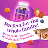 BeLive Gommes Probiotiques – texture douce et facile à mâcher pour toute la famille.