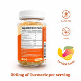 BeLive Turmeric Gummies: extrait gingembre et poivre noir, amélioration possible de l’absorption.