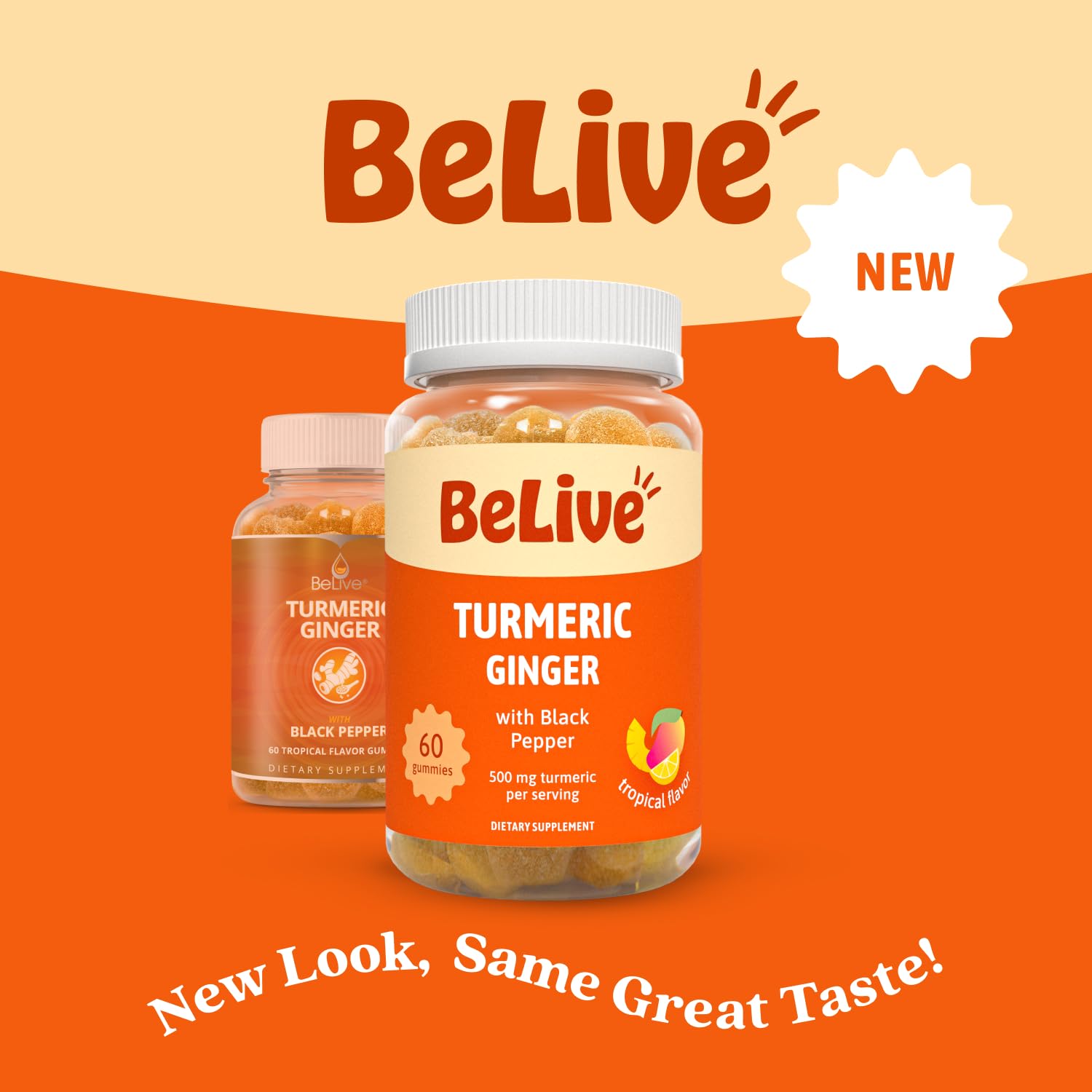BeLive Turmeric Gummies: goût tropical, ravit le palais et facilite l’usage quotidien.