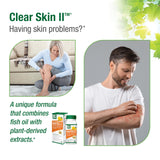 Comprimés Bell Clear Skin présentés dans leur emballage, outil pour une peau saine.