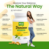 Bella All Natural Damiana – préparation d'infusion simple et naturelle.