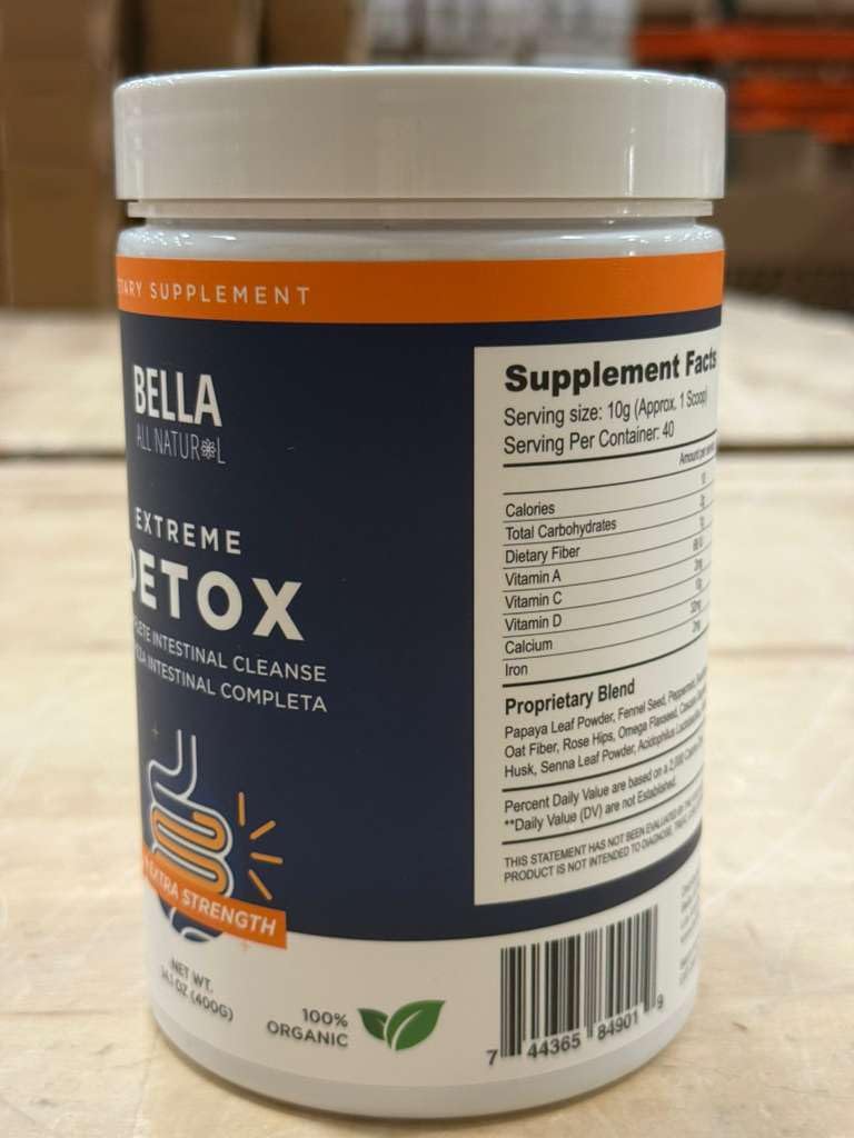 Couleur et arôme mangue du Detox Mango Bella All Natural évoquent une expérience agréable.