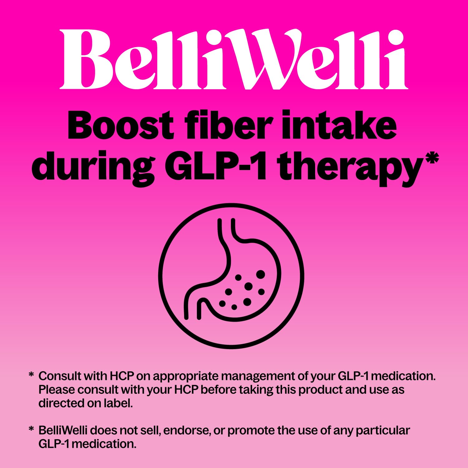 Belli Welli Fibre: faible sucre pour une consommation quotidienne légère.