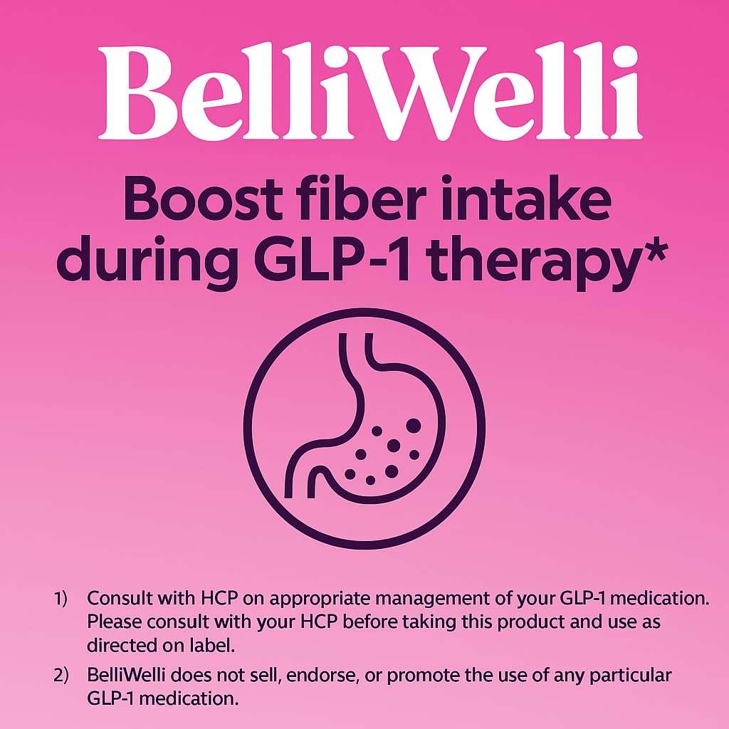 Belli Welli Fibre – dissolution rapide dans l'eau et texture agréable.