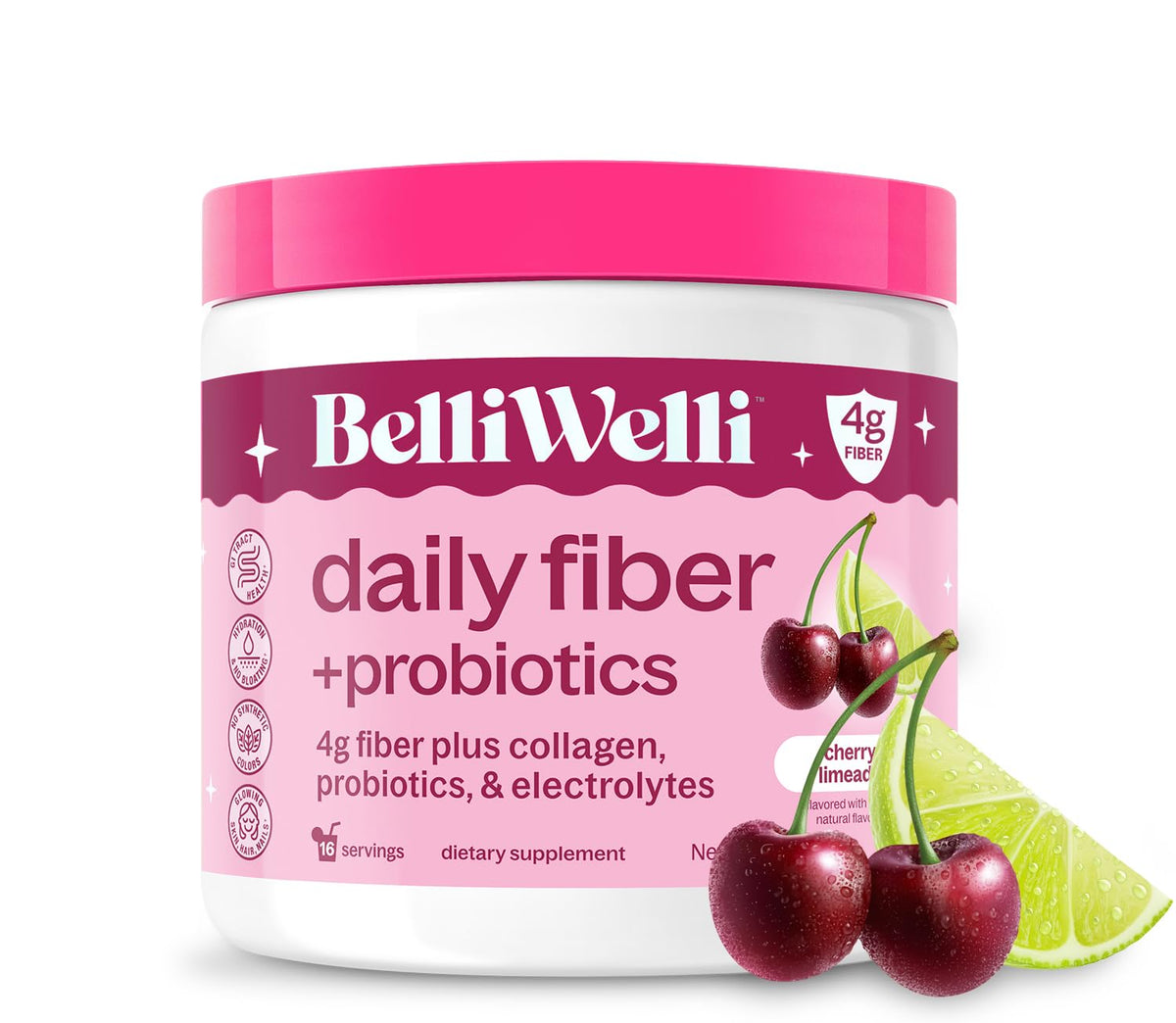 Belli Welli Fibre: flacon prêt à mélanger pour soutenir la régularité.