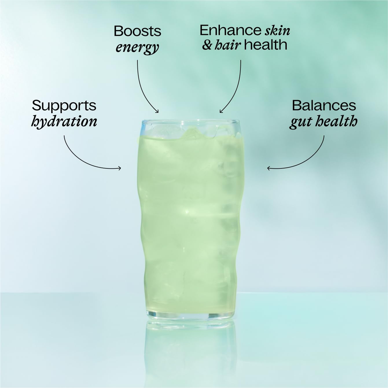 Électrolytes ajoutés Belli Welli Fibre: hydratation légère après l'activité physique.