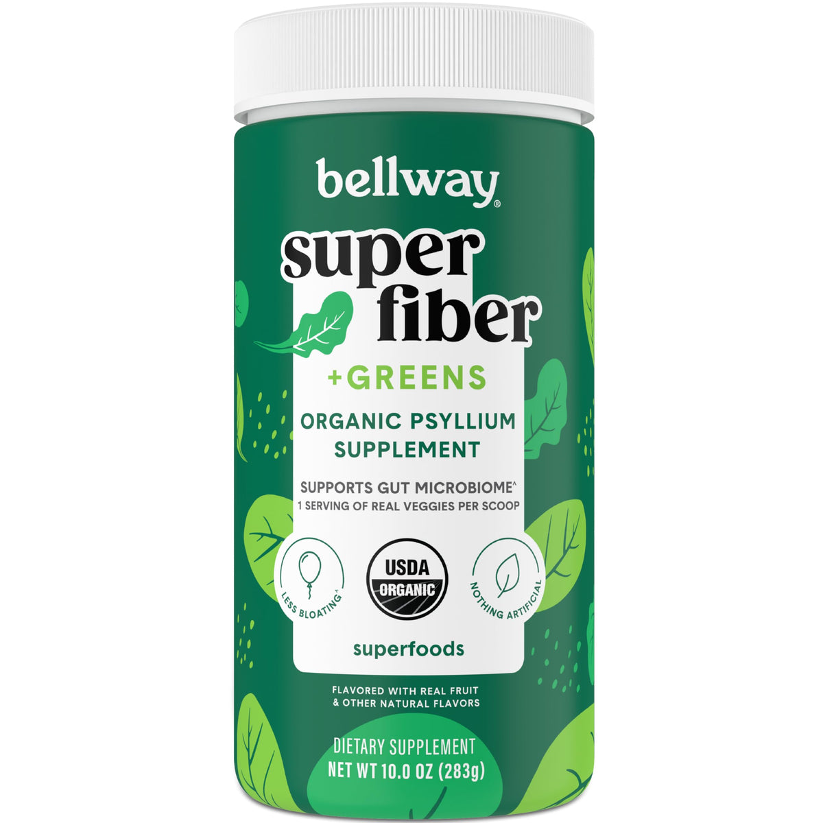 Bellway Fibre Plus Vert dans une bouteille, fibre pratique au quotidien.