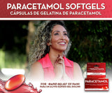 Belmora Paracétamol: gélules liquides pour douleurs musculaires.