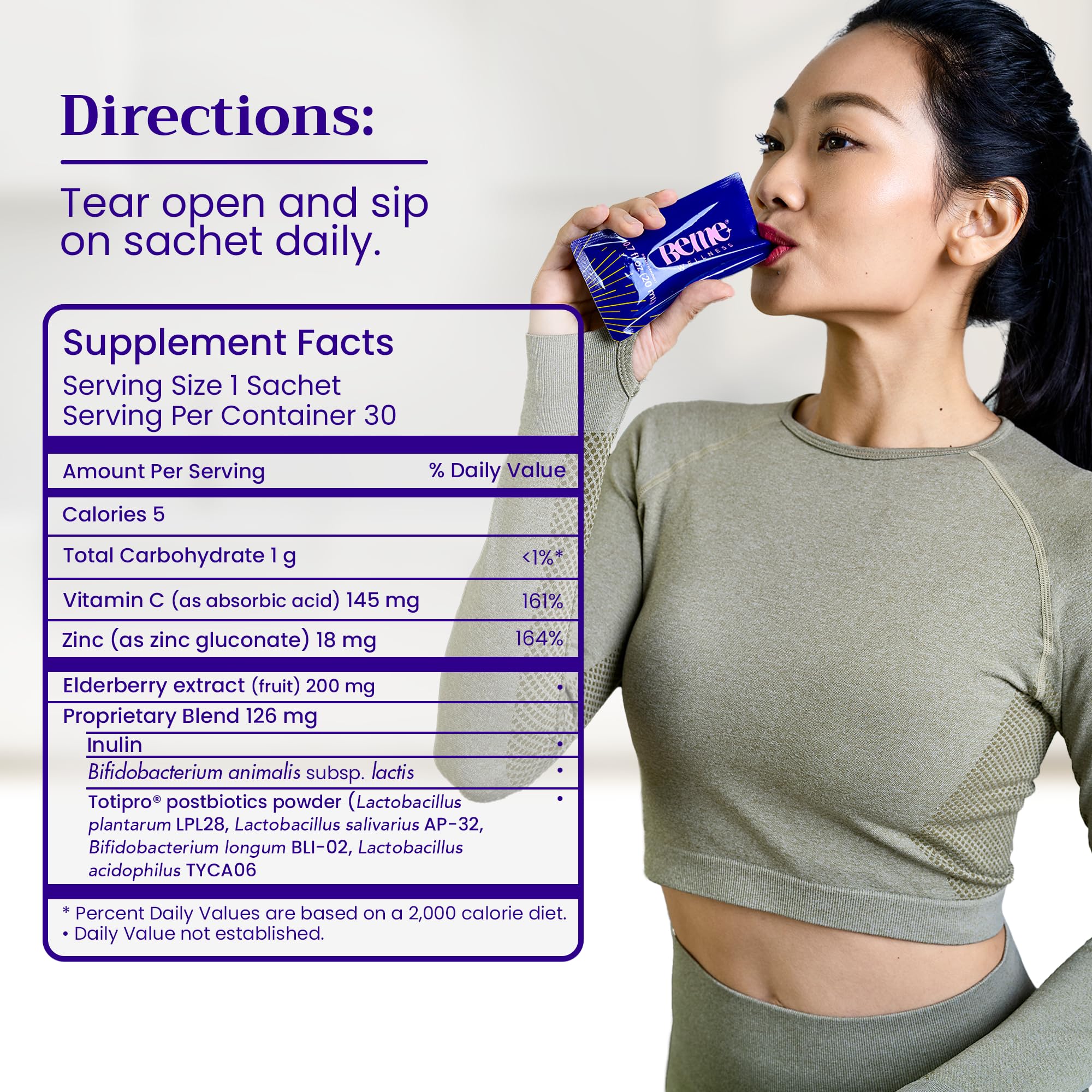 BeMe Probiotiques liquides, équilibre de la flore intestinale et confort digestif.