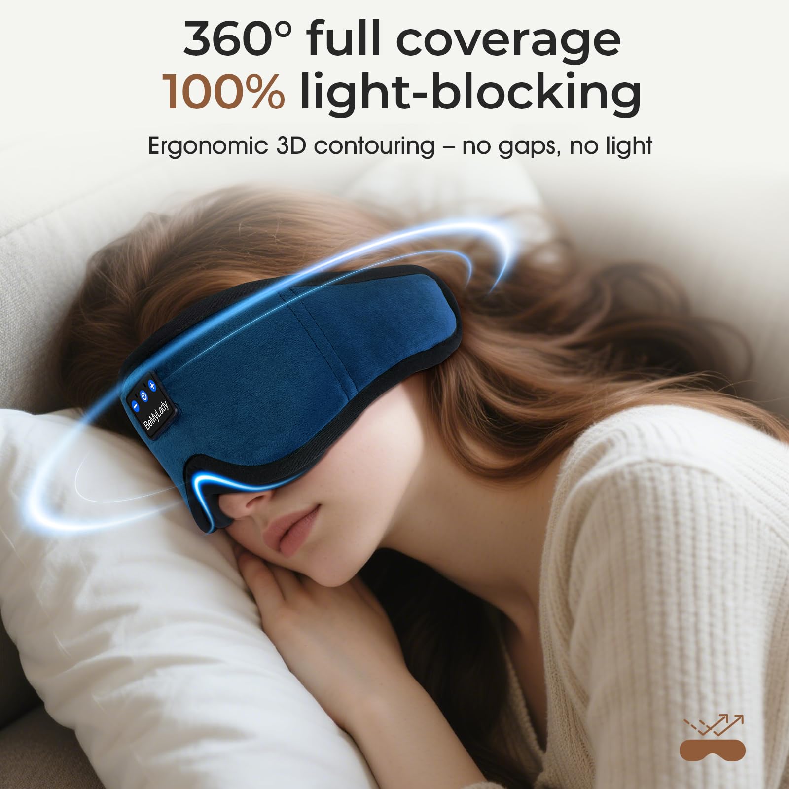 BeMyLady masque 3D yeux: zéro pression sur les yeux et les cils.