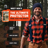 Ben's Hunting Formula offre une protection anti-tiques jusqu'à 12 heures.