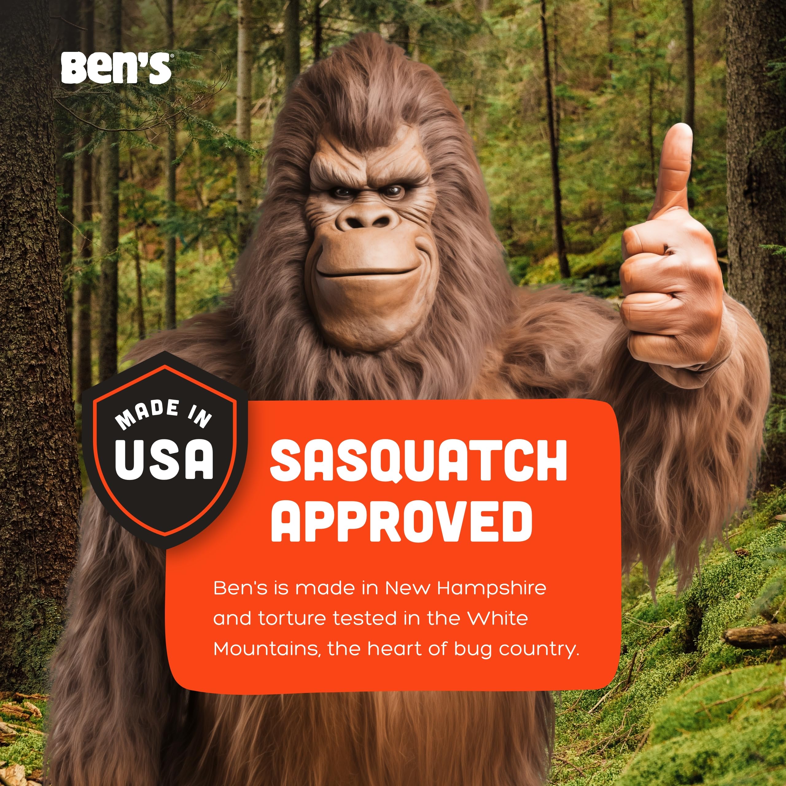Ben's Hunting Formula idéal pour chasse et pêche, sans parfum.