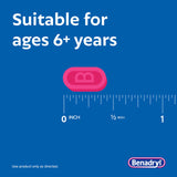 Utilisation adaptée adultes et enfants à partir de 6 ans avec Benadryl Ultratabs.