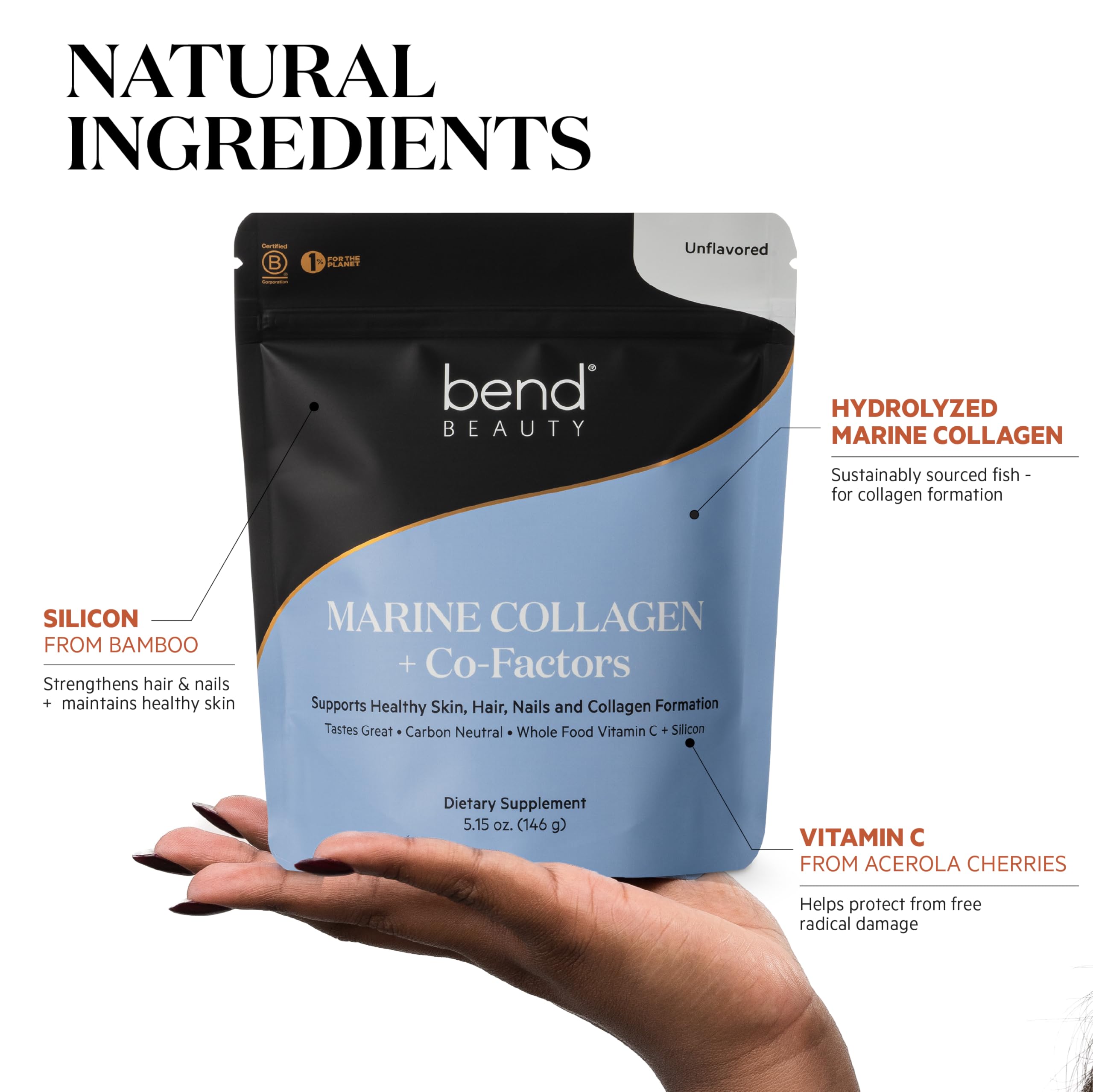 Bend Beauty Cerises Acerola, flacon fruits, source naturelle de vitamine C.